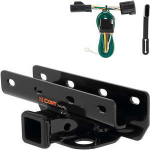 Class 3 Jeep JK Trailer Hitch With 4-Pin Wiring Harness For 2007-2018 JK Wrangler Models