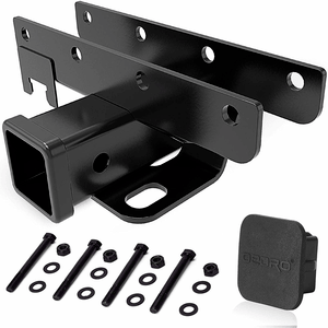 Towing Combo Kit For 2007-2018 Jeep Wrangler JK With Class 3 Receiver Hitch And Cover