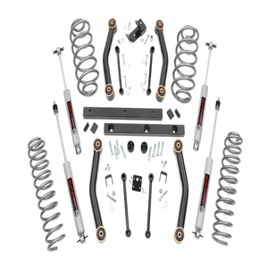 4-Inch Jeep Wrangler TJ Long Arm Lift Kit Fits 1997-2002 Suspension System By Rough Country